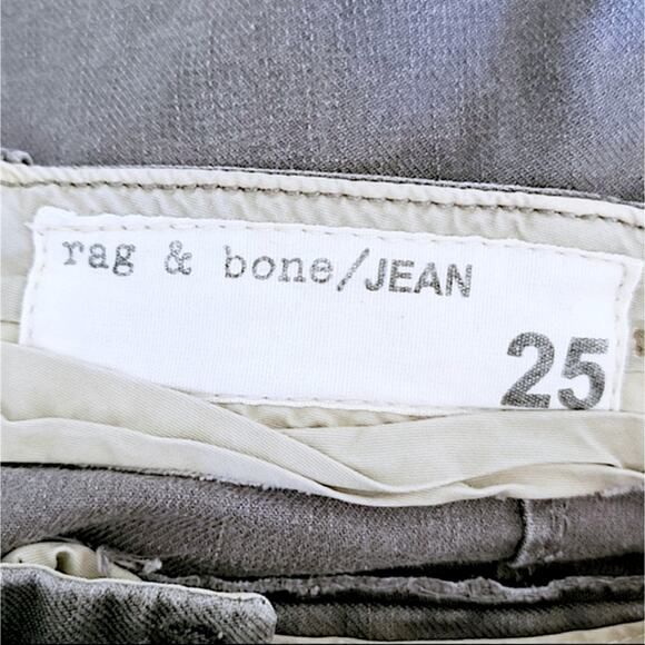 Rag & Bone Women’s Cargo Pants Soft Grunge Utility Washed Black Straight Sz 25 - Picture 5 of 5